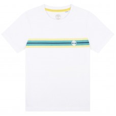 Timberland Boys Short Sleeve T-Shirt - White